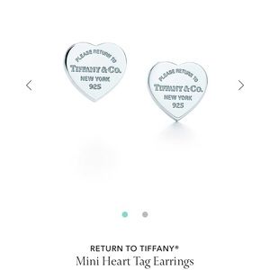Return to Tiffany/ Mini Heart Earings